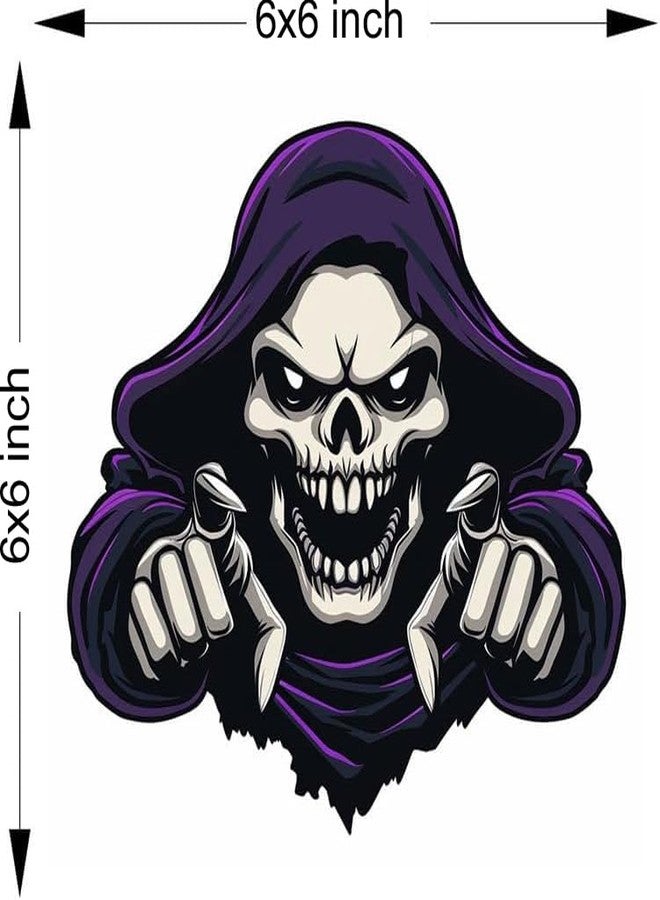 A1GRAPHIX Monster Peeking Window Stickers, Removable Double Sided Tear Window Clings Car Decals Auto Motorcycle Wall Art Decals Laptop Bumper Stickers (Pack- of -2) (Multicolor/C, 6X6 Inch) - Image 5